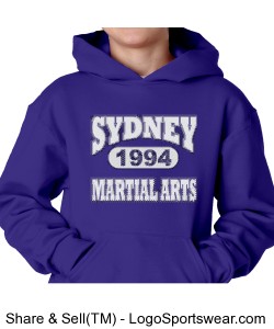 Sydney Martial Arts Junior Hoodie Design Zoom